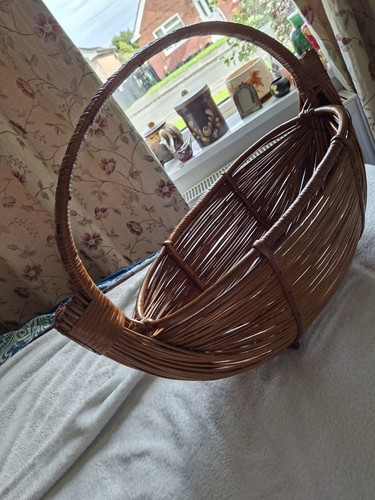 Wicker trug large and - trug,