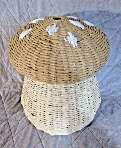 Toadstool shaped wicker - toadstool,