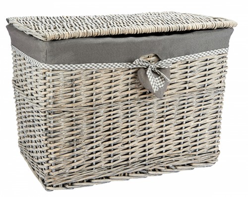 Medium lrg grey wicker - grey,