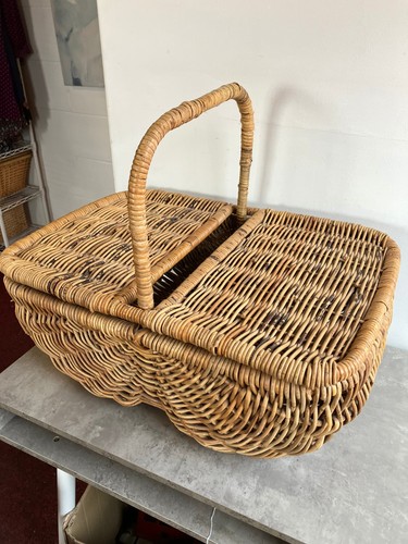 Large rectangle wicker basket - rectangle,