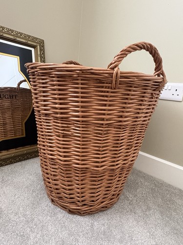 Vintage large wicker storage - wicker,