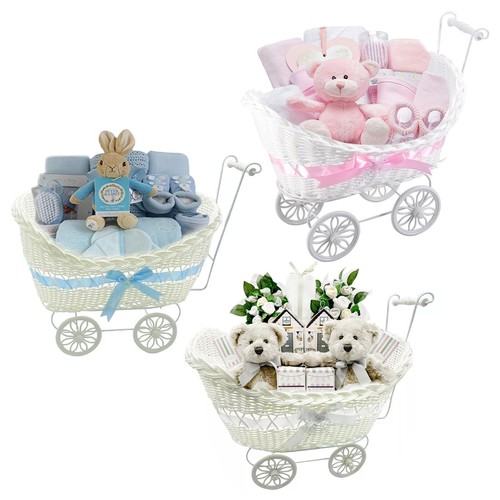 Girls boys pram - basket, gift