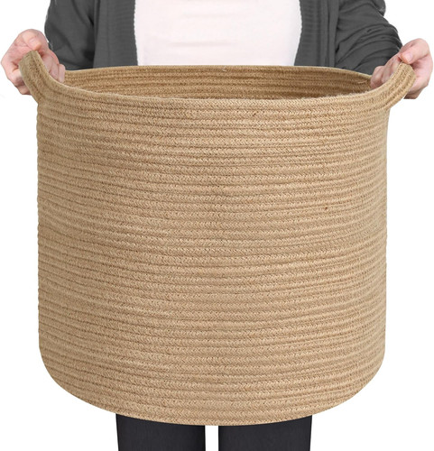 Large wicker storage basket - wicker,
