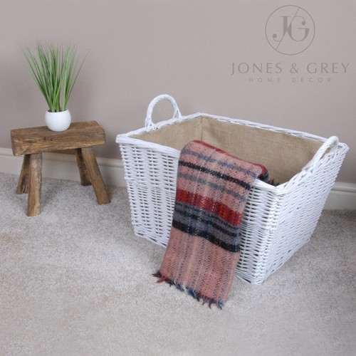 Large white wicker willow - wicker,