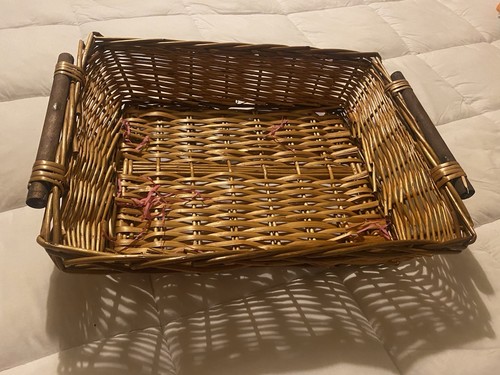 Natural rustic brown hamper - brown,