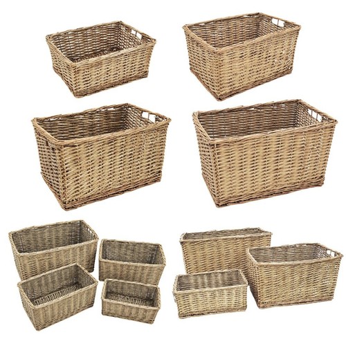 Jvl handmade open top wicker - open,