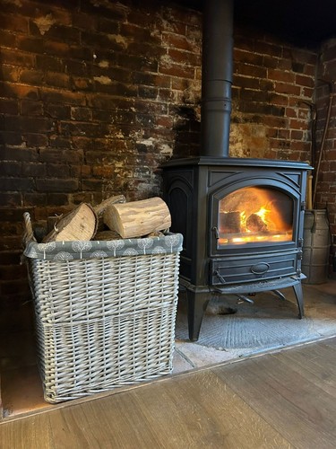 Square grey wash wicker log - grey-wash,