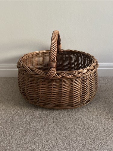 Vintage wicker basket large - vintage,
