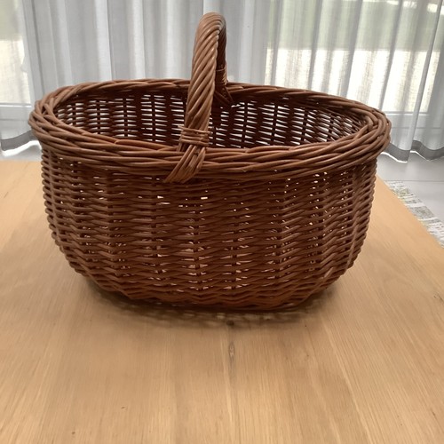Vintage wicker basket large - wicker,