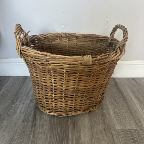 Large wicker basket hamper - basket,