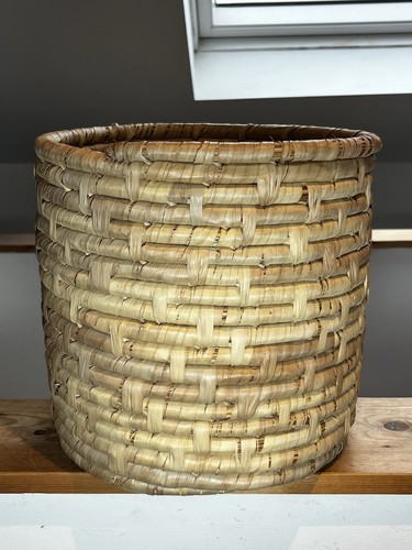 Large woven wicker - wicker, basket