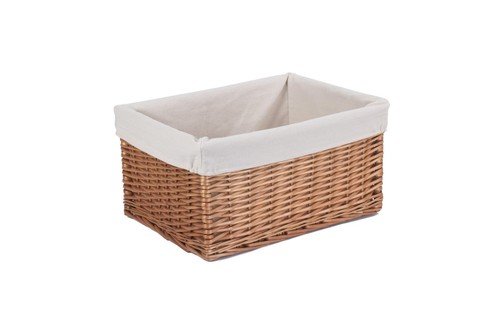 Large wicker storage basket - wicker,
