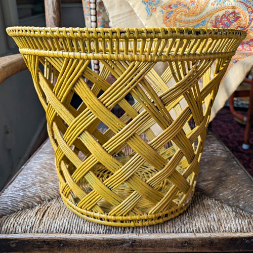 Retro large wicker - retro, basket