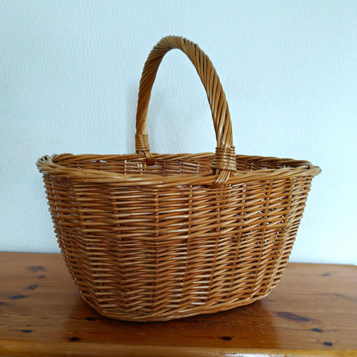 Wicker basket large - basket.,