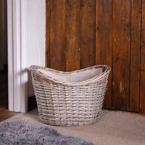 Greenham wicker washing basket - greenham,