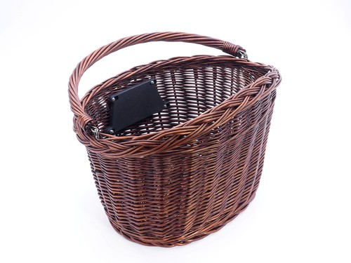 Bike basket wicker - bike,