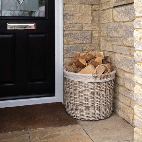 Kintbury oval buff wicker - buff,