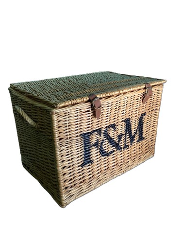 Large wicker basket - f, &