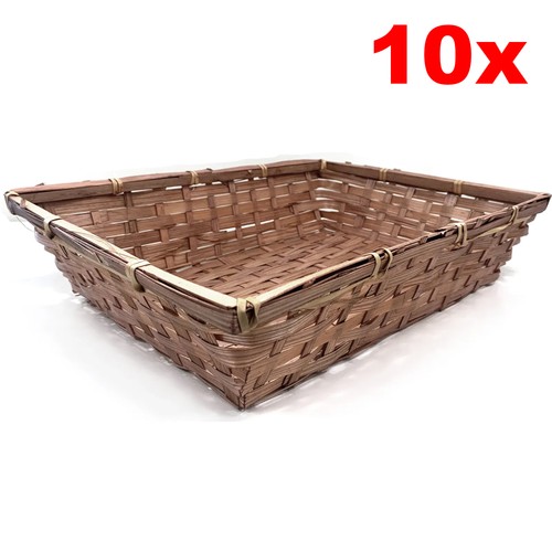 10x wicker basket hamper - 10x,