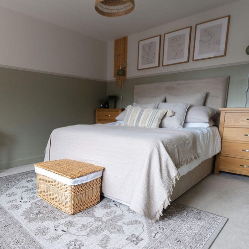 Natural lined wicker - natural,