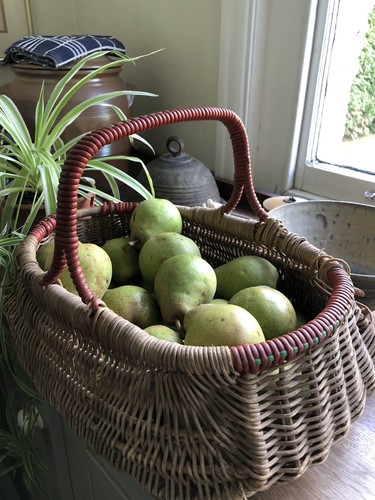 Vintage wicker farmhouse style - farmhouse,
