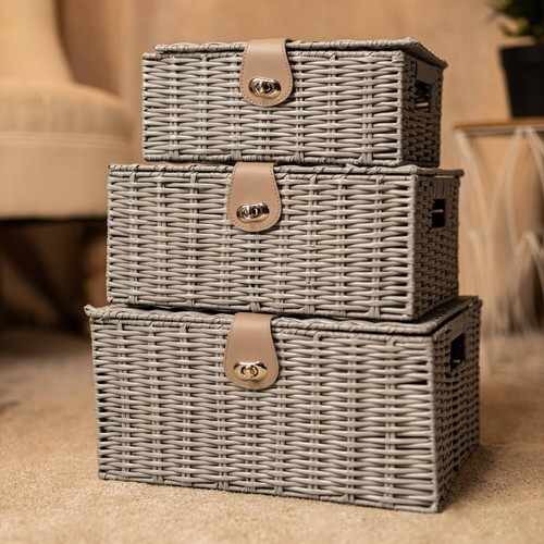 3pc storage basket set pe - 3pc,