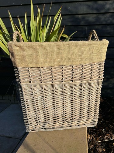 Square driftwood wash wicker - square,
