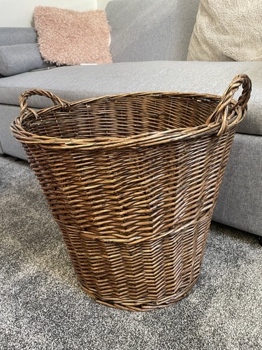 Wicker rattan basket - wicker,