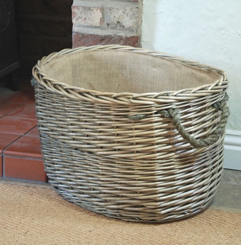 Large oval natural - , willow