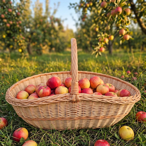 Wicker log basket - log, for